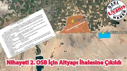 Nihayet! 2. OSB İçin Altyapı İhalesine Çıkıldı