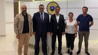 KMÜ İİBF Dekanı ve Dekan Yardımcıları, Alkan’ı Ziyaret Etti