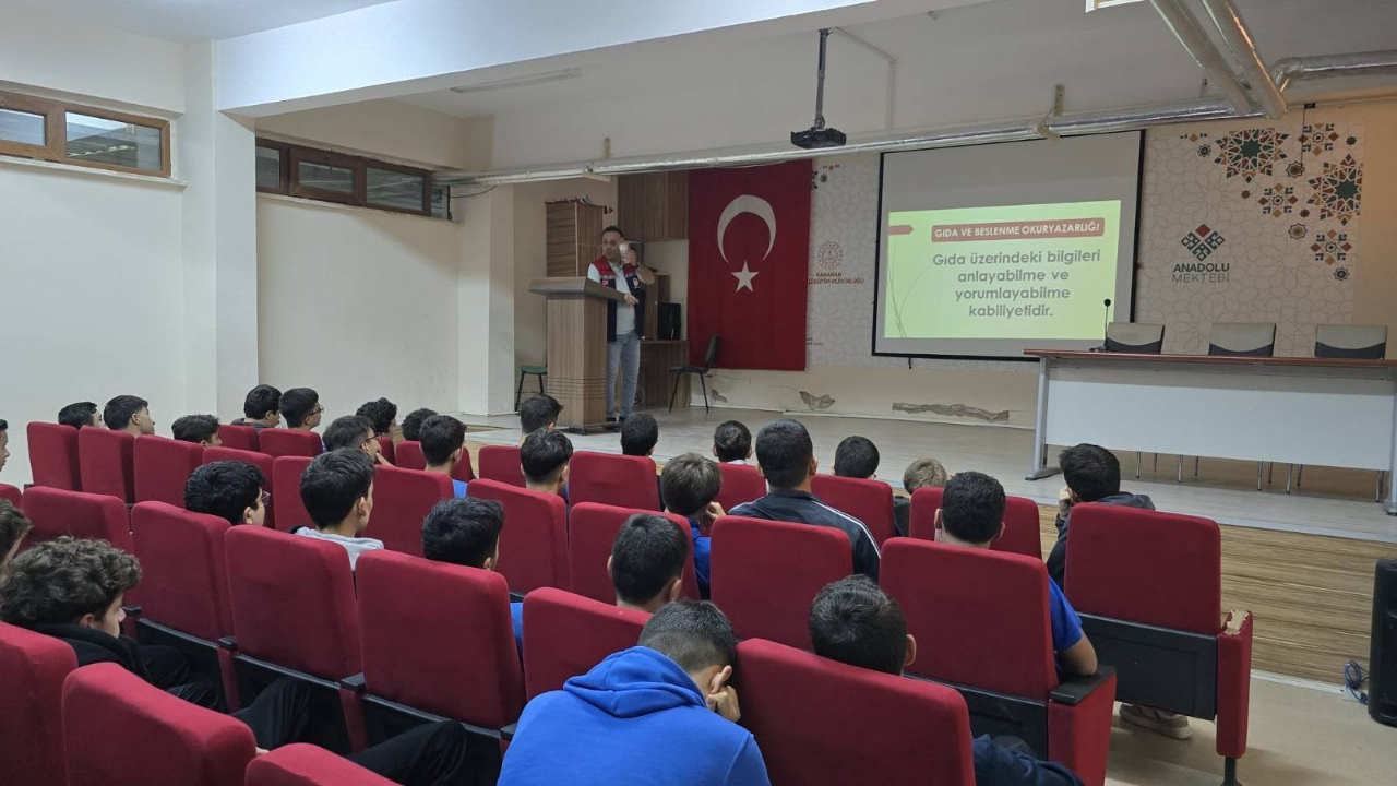 Öğrencilere Gıda Güvenliği, Etiket Okuryazarlığı ve İsrafın Önlenmesi Eğitimi verildi