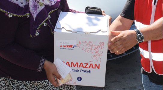 250 Aileye Gıda Yardımı Yapıldı