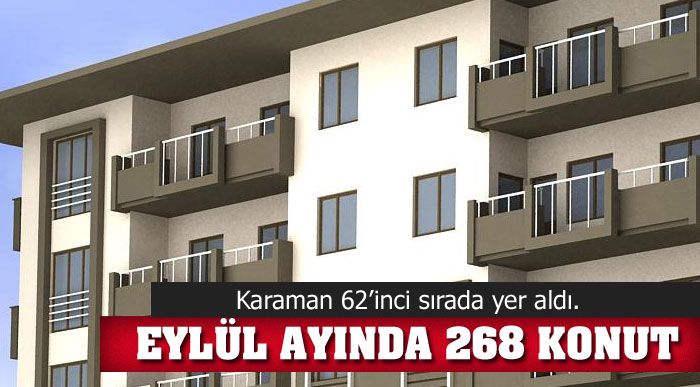 268 Konut Satıldı