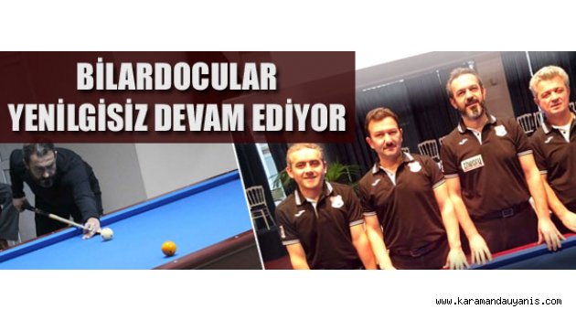 3 Bant Bilardo 1.Lig Müsabakaları