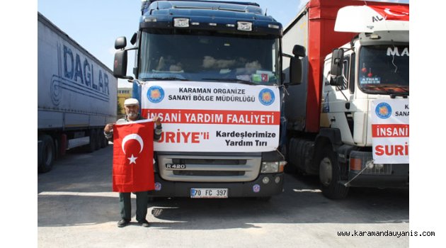 3 TIR DOLUSU YARDIM