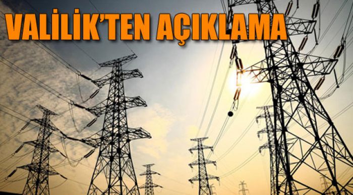 3 Köyde Elektrik Kesintisi