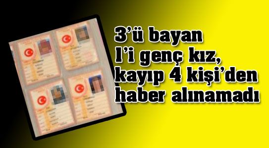 Kayıp Başvuruları..