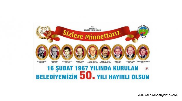 50. YILINI KUTLUYOR