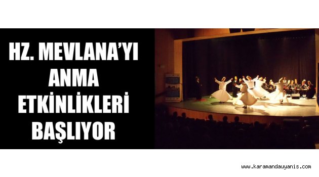 743. Vuslat Yıldönümü Etkinlikleri..