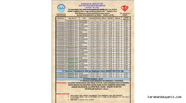 9 GÜN SONRA MÜBAREK RAMAZAN AYINA GİRİYORUZ