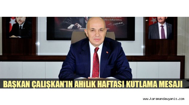 AHİLİK HAFTASINI KUTLADI