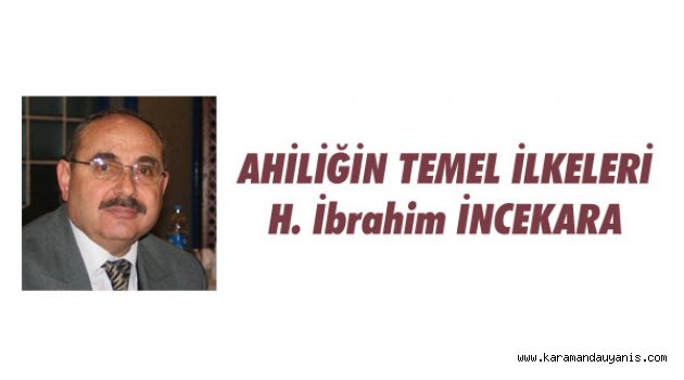 AHİLİK HAFTASININ ÖNEMİ..