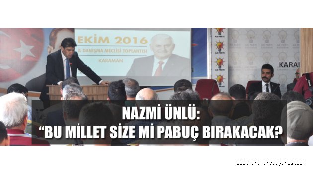 AK PARTİ DANIŞMA MECLİS TOPLANTISI