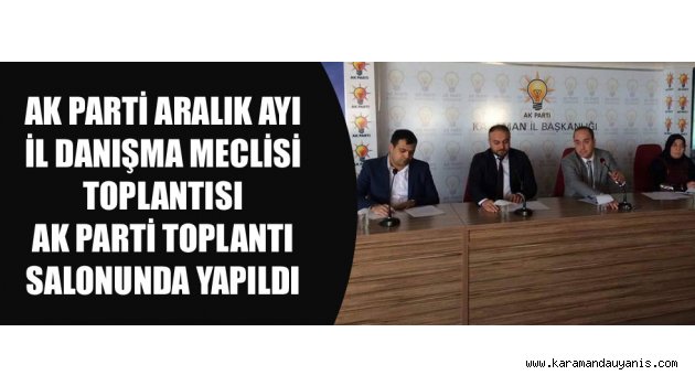 AK PARTİ İL DANIŞMA MECLİSİ