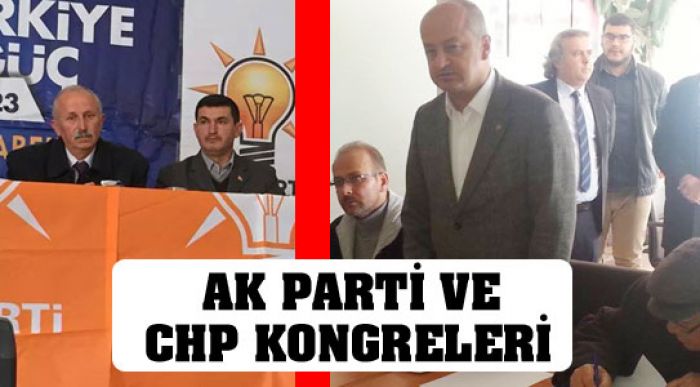 Ak Parti Ve Chp Ermenek Kongreleri Yapıldı
