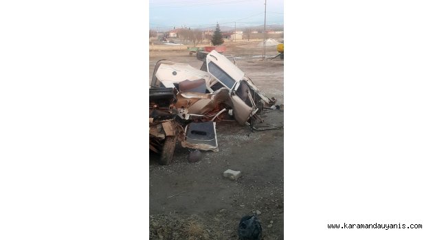 AKÇAŞEHİR’DE KAZA1 ÖLÜ