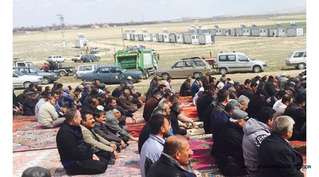 AKÇAŞEHİR'DE YAĞMUR DUASI YAPILDI