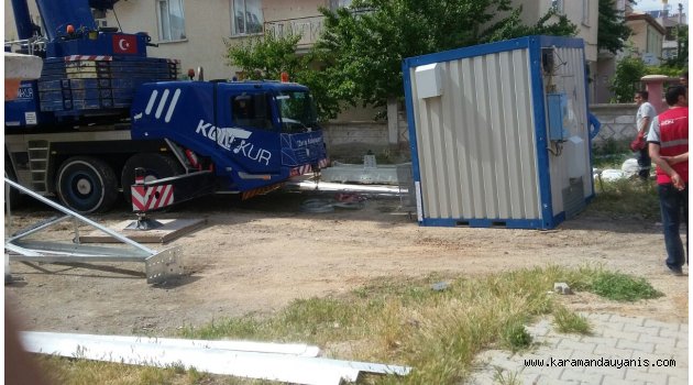 ALACASULUK MAHALLESİNDE BAZ İSTASYONU TEPKİSİ