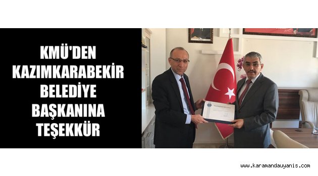 Ali İhsan Alanlı'ya teşekkür