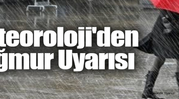 ALİLİK YOĞUN YAĞIŞ İÇİN UYARDI