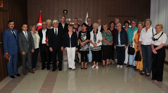 Alman Heyetinden Vali'ye Nezaket Ziyareti