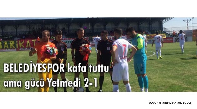 AMEDSPOR KARAMAN BELEDİYE 2-1