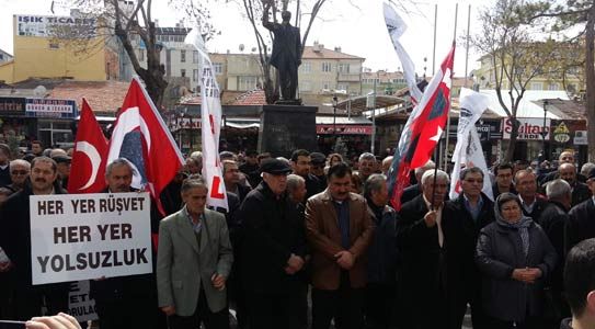 Anıtpark’da Yolsuzluk Eylemi
