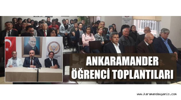 ANKARA'DA ÖĞRENCİ BULUŞMALARI
