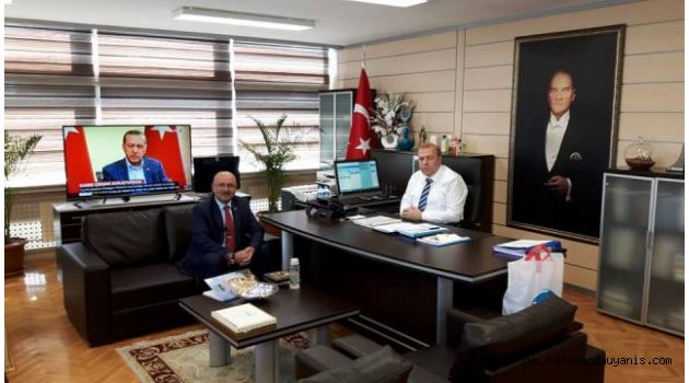 ANKARA'DA ZİYARETLERDE BULUNDU