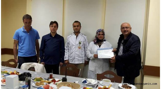AŞÇI YARDIMCILARI SERTİFİKALARINI ALDI