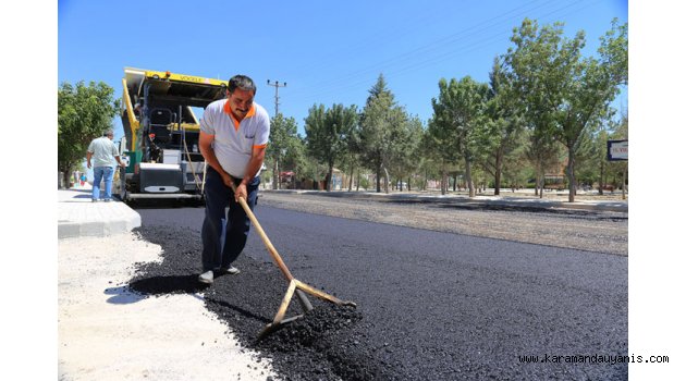ASFALT ÇALIŞMALARI MÜMİNE HATUN'DA