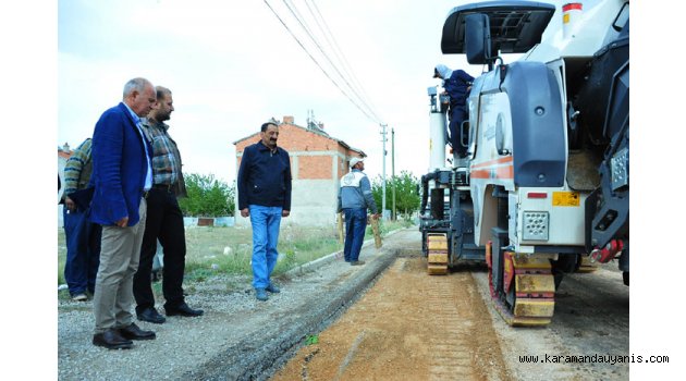 ASFALT ÇALIŞMALARI YERİNDE İNCELENDİ