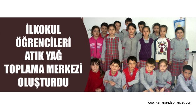 Atık yağlar toplanıyor