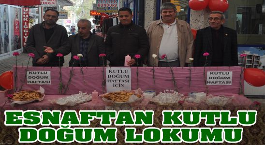 Ayakkabıcılar Sokağı Esnafınan Kutlu Doğum Lokumu
