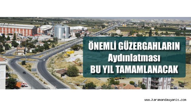 AYDINLATMA ÇALIŞMALARI