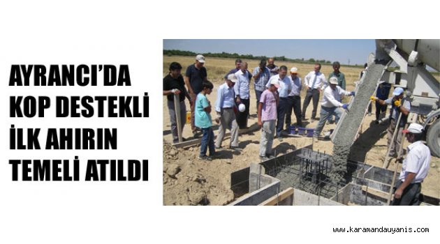 AYRANCI’DA KOP DESTEĞİ