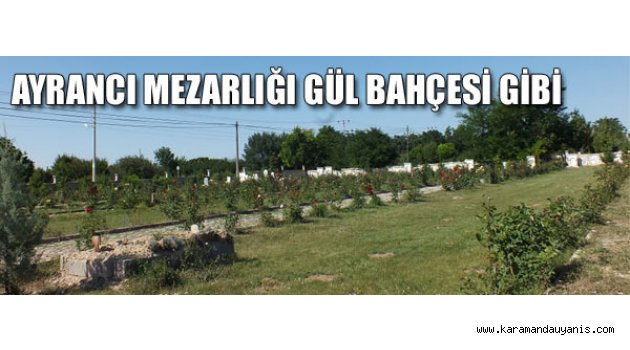 AYRANCI MEZARLIĞI GÜL BAHÇESİ GİBİ