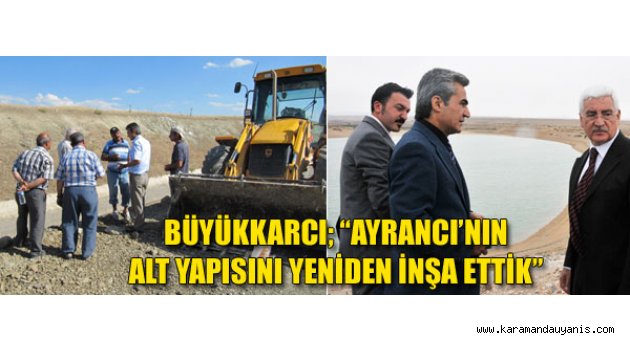 AYRANCI'DA ALT YAPI HİZMETLERİ