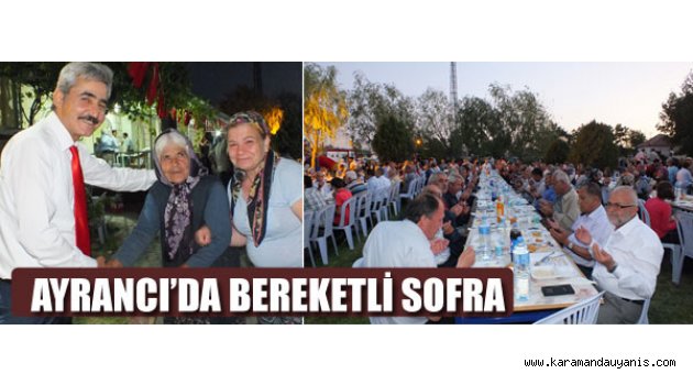 AYRANCI'DA İFTAR