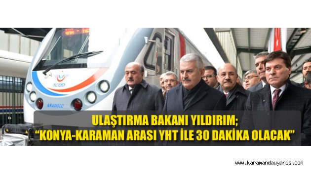 BAKAN YILDIRIM AÇIKLADI
