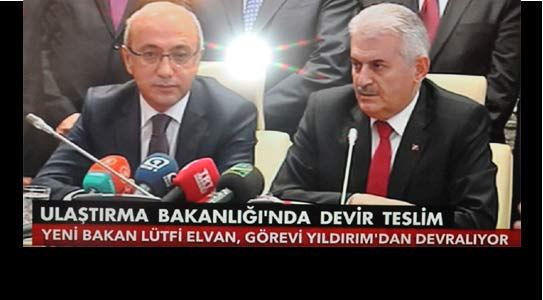 Bakan Elvan Görevi Binali Yıldırımdan Törenle Devraldı