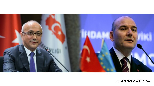 BAKANLAR SOYLU VE ELVAN KARAMAN'A GELİYOR