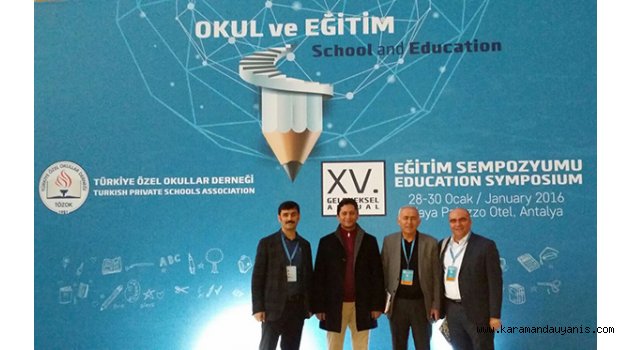 BAŞARI KOLEJİ OKUL VE EĞİTİM SEMPOZYUMUNA KATILDI