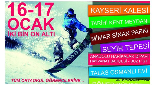 BAŞARI KOLEJİNDEN KAYSERİ ETKİNLİĞİ