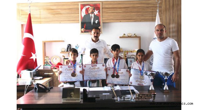 BAŞARILI KARATECİLERDEN ZİYARET