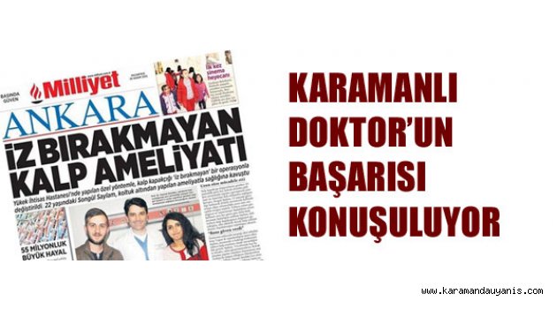 BAŞARISI KONUŞULUYOR