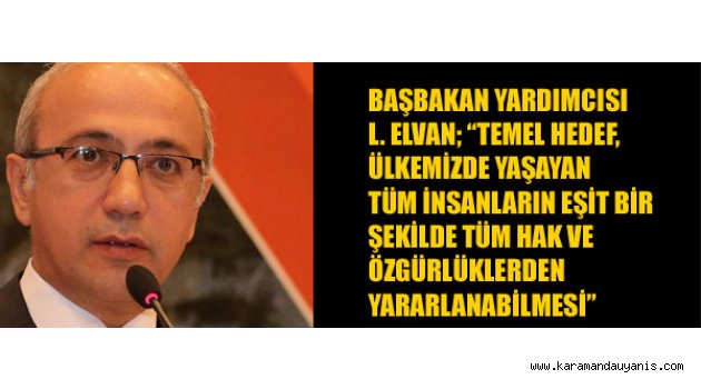 Başbakan Yardımcısı Lütfi Elvan