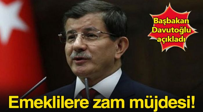 Başbakan'dan Emeklilere Zam Müjdesi