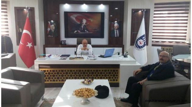 BAŞKAN ÇALIŞKAN SAMUR’U KABUL ETTİ