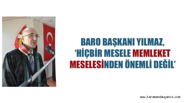 BAŞKAN OKTAY YILMAZ..