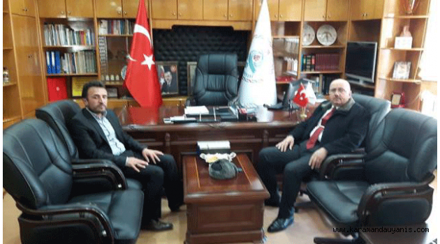 BAŞKAN SAMUR’DAN KOMŞU İLÇEYE ZİYARET