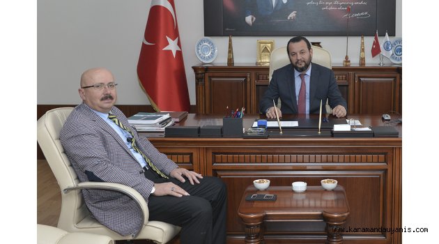 BAŞKAN SAMUR'DAN REKTÖR AKGÜL'E ZİYARET